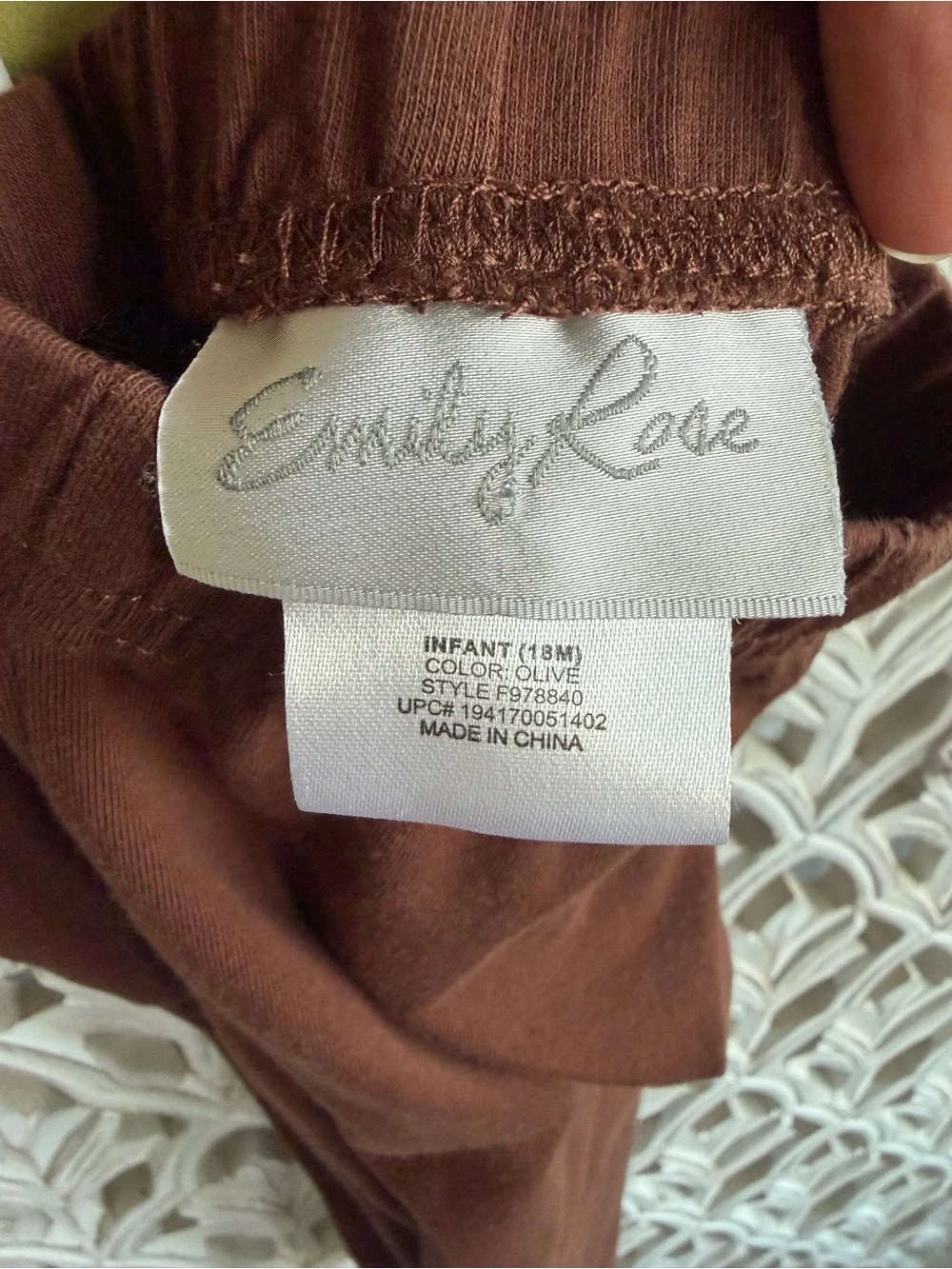 Emily Rose Pumpkin Fall Outfit 2 Piece Set Girls 18M